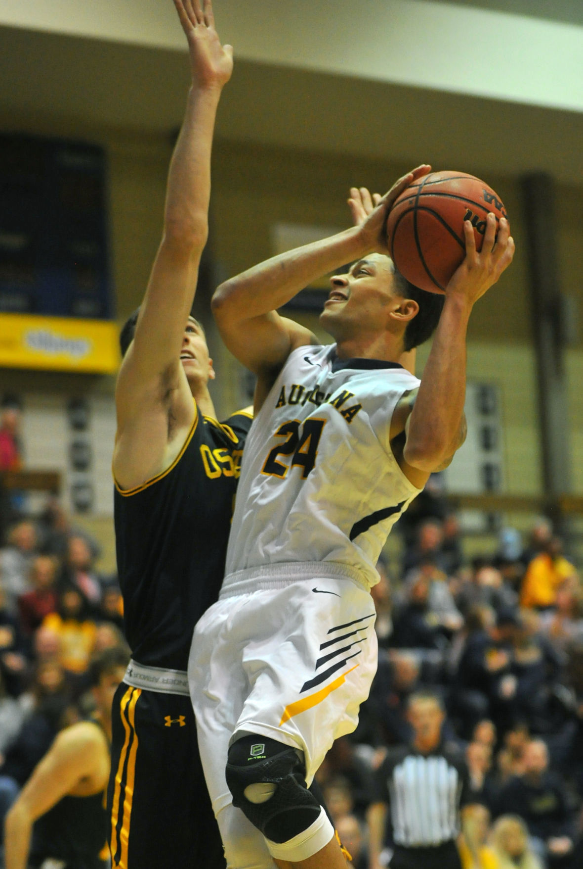 Augustana College men's basketball vs UW-Oshkosh season opener.
